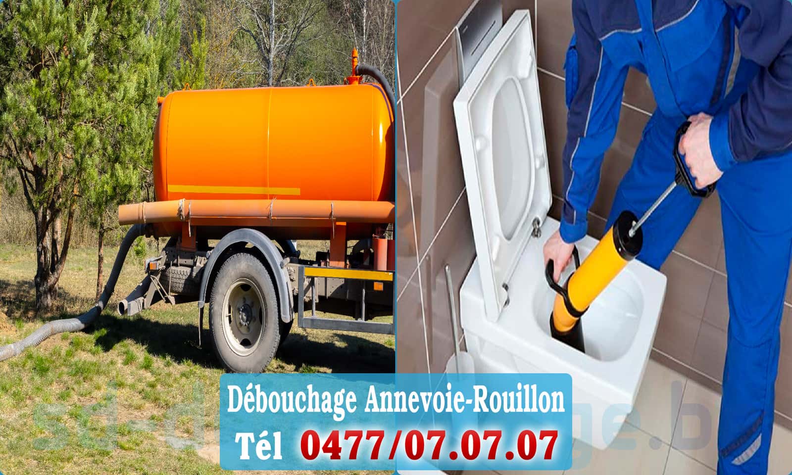 Service débouchage canalisation Annevoie-Rouillon rapide et efficace - 0477 07 07 07