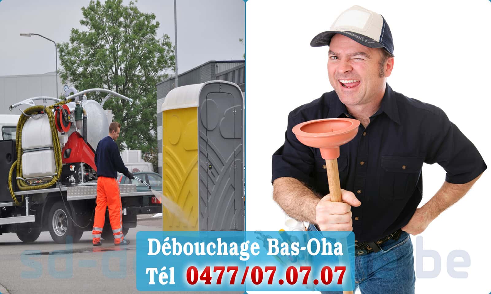Déboucher canalisation maison Bas-Oha rapide et efficace - 0477 07 07 07