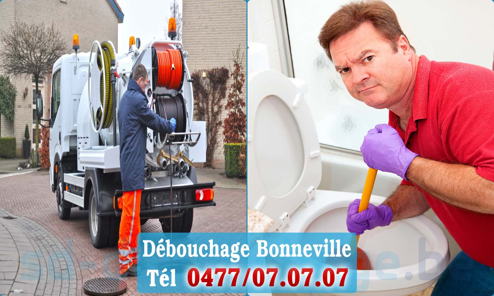 Débouchage canalisation Bonneville rapide et efficace - 0477 07 07 07