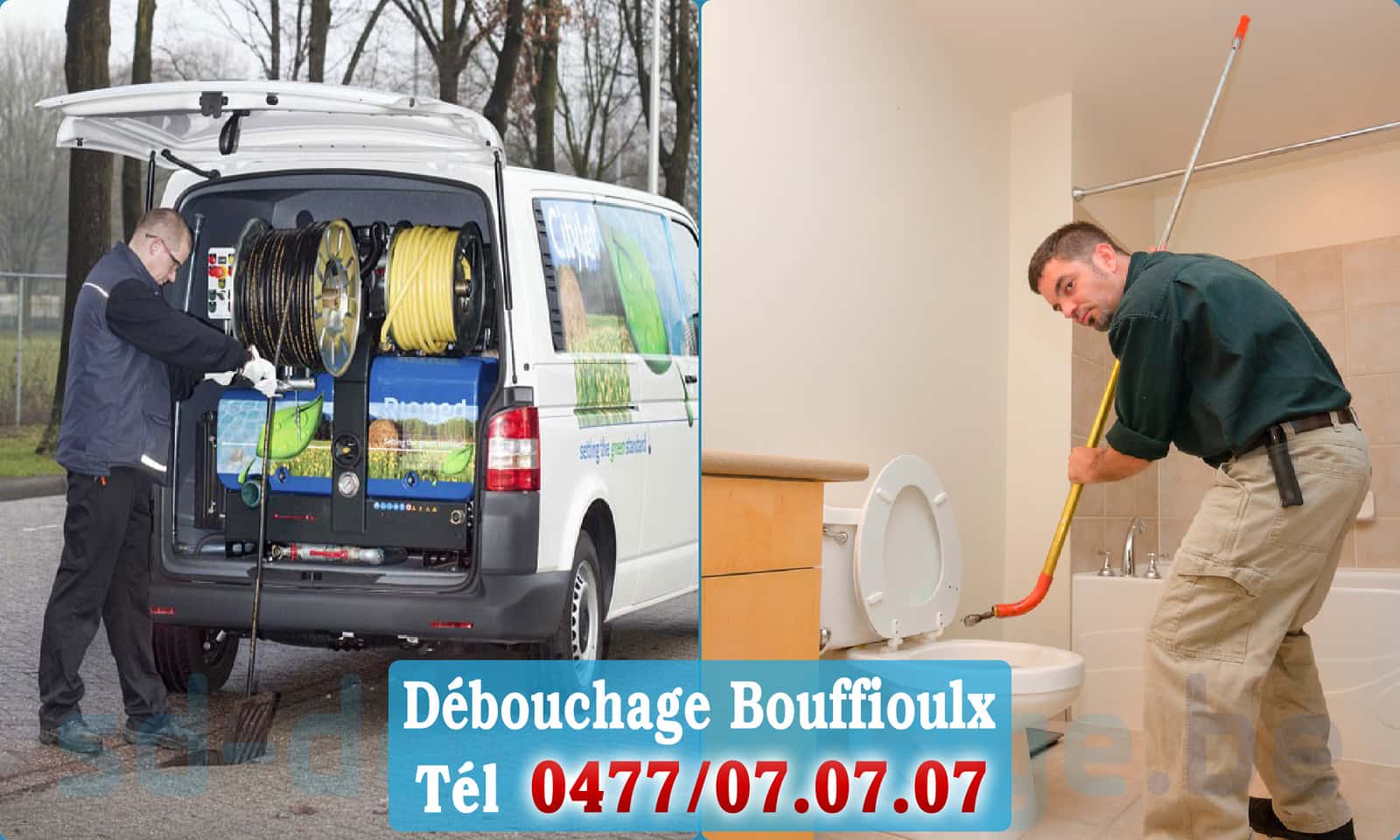 Service débouchage canalisation Bouffioulx rapide et efficace - 0477 07 07 07
