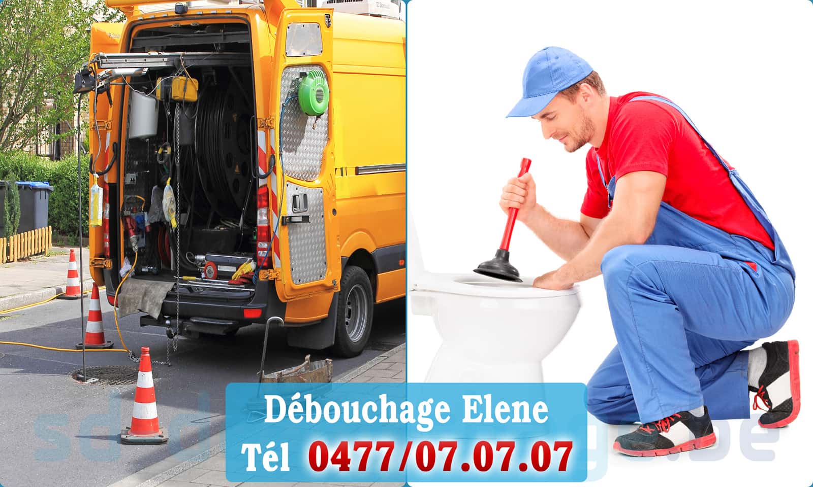 Déboucher canalisation maison Elene rapide et efficace - 0477 07 07 07