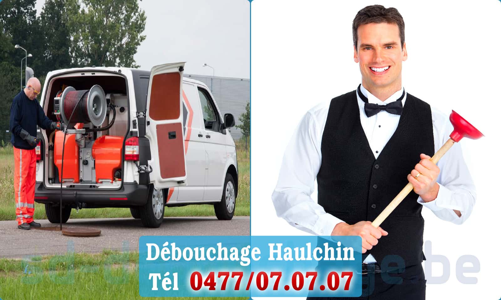 Débouchage canalisation Haulchin rapide et efficace - 0477 07 07 07
