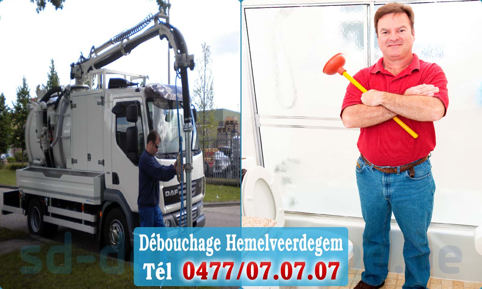 Curage canalisation Hemelveerdegem rapide et efficace - 0477 07 07 07