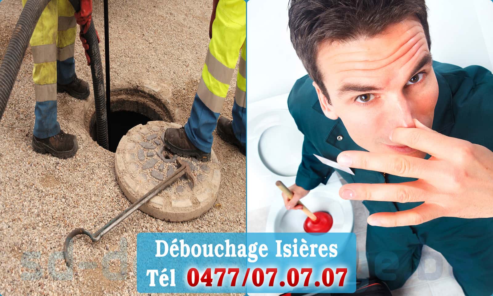 Débouchage de canalisation Isières rapide et efficace - 0477 07 07 07