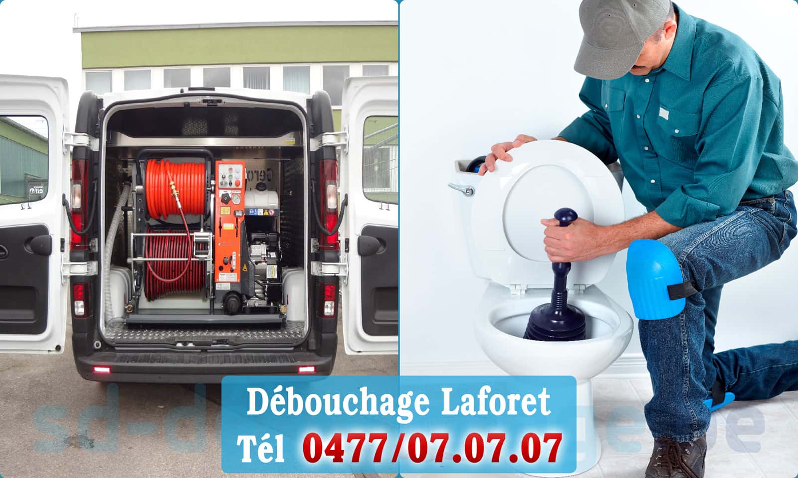 Curage canalisation Laforet rapide et efficace - 0477 07 07 07