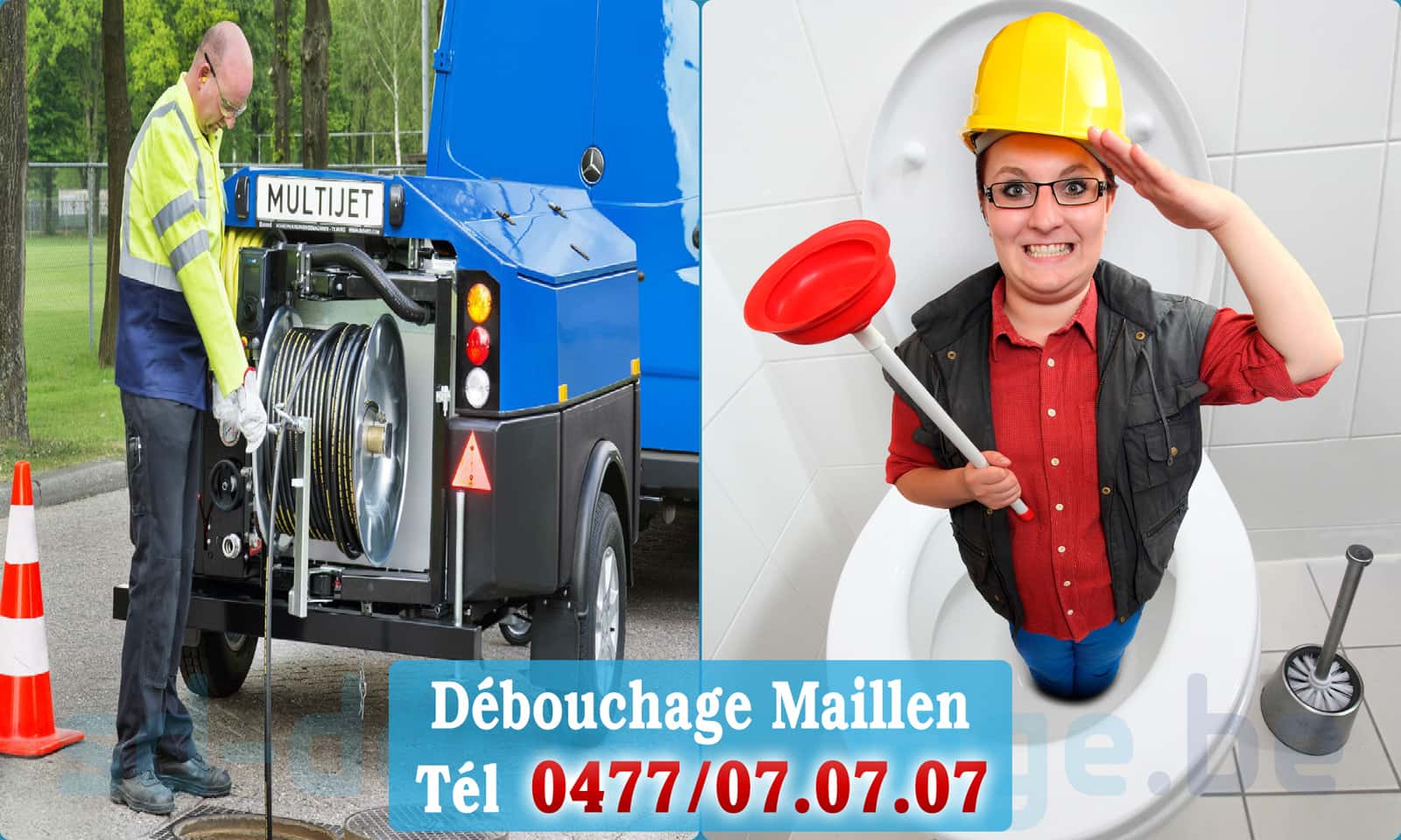 Déboucher canalisation maison Maillen rapide et efficace - 0477 07 07 07