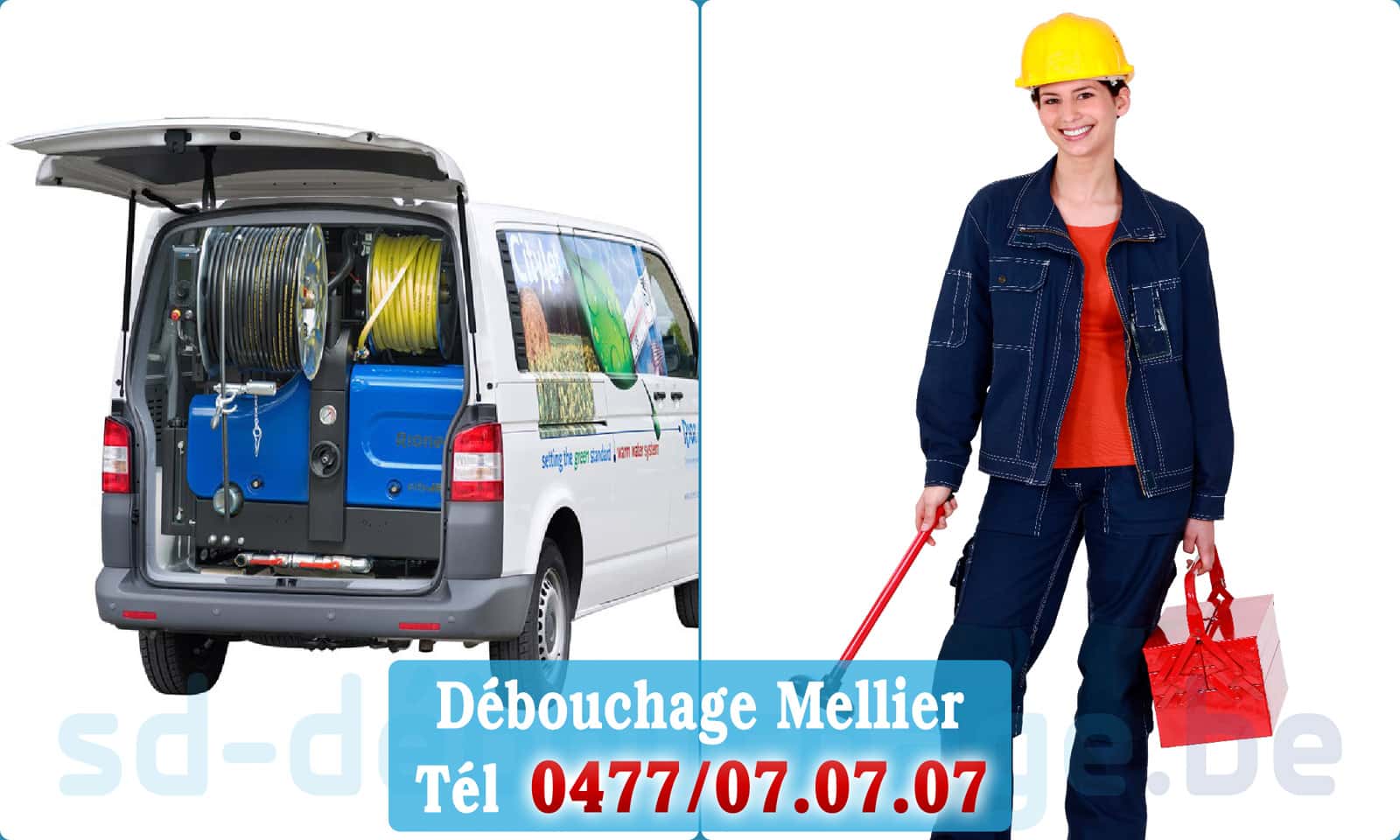 Service débouchage canalisation Mellier rapide et efficace - 0477 07 07 07