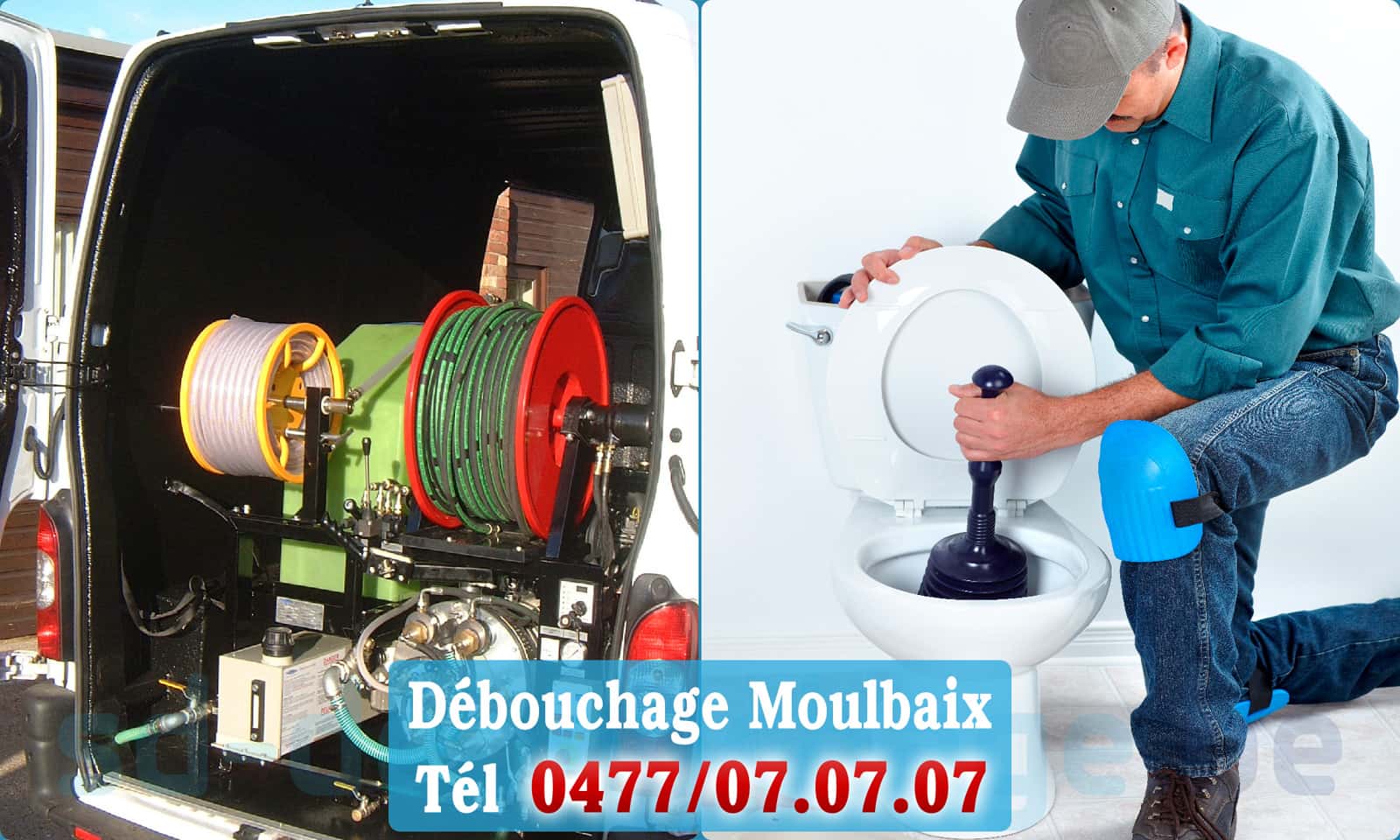 Débouchage canalisation Moulbaix rapide et efficace - 0477 07 07 07