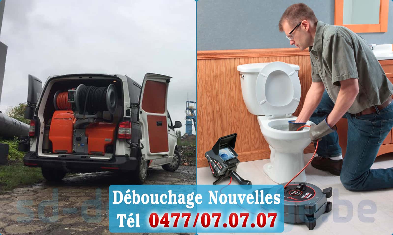 Déboucher canalisation maison Nouvelles rapide et efficace - 0477 07 07 07