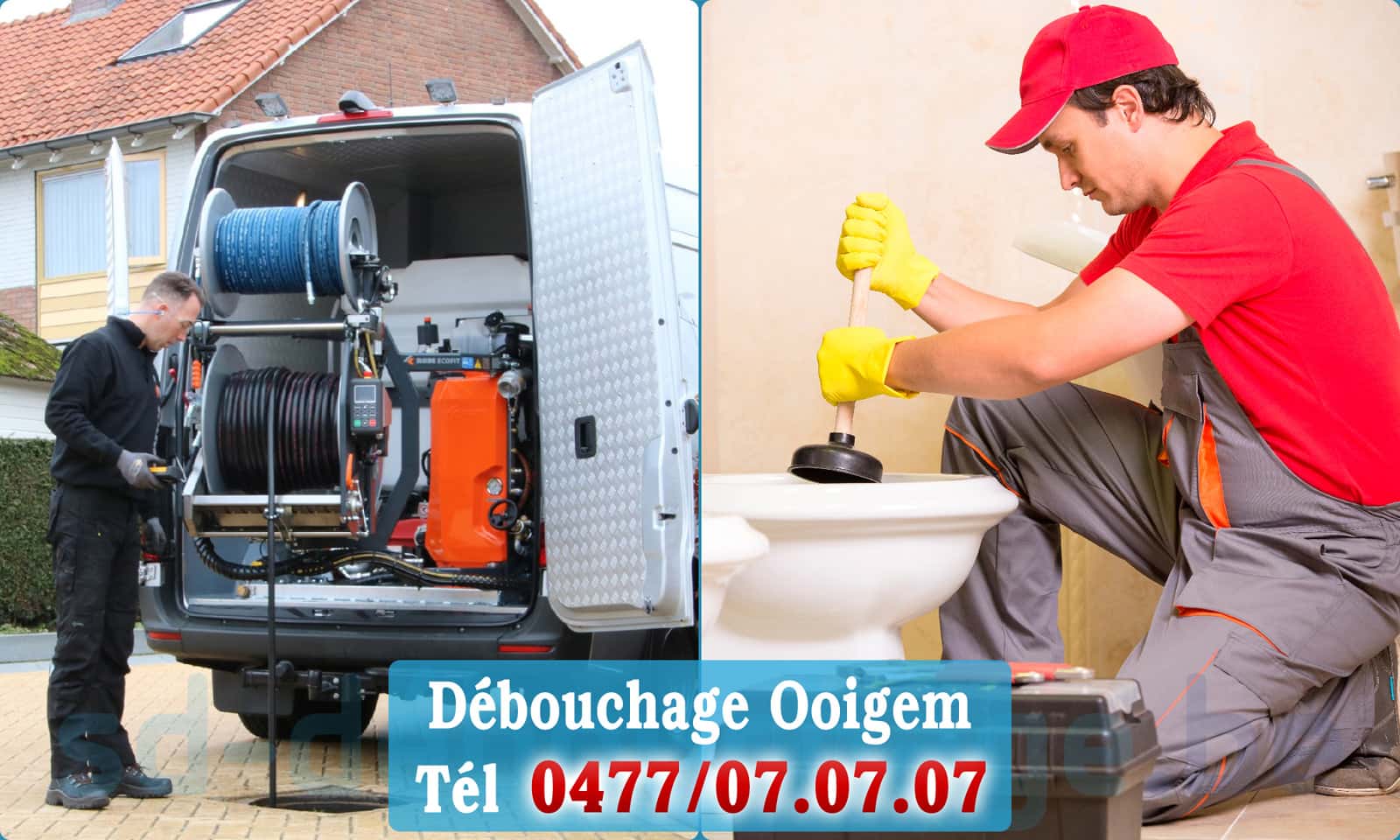 Débouchage de canalisation Ooigem rapide et efficace - 0477 07 07 07