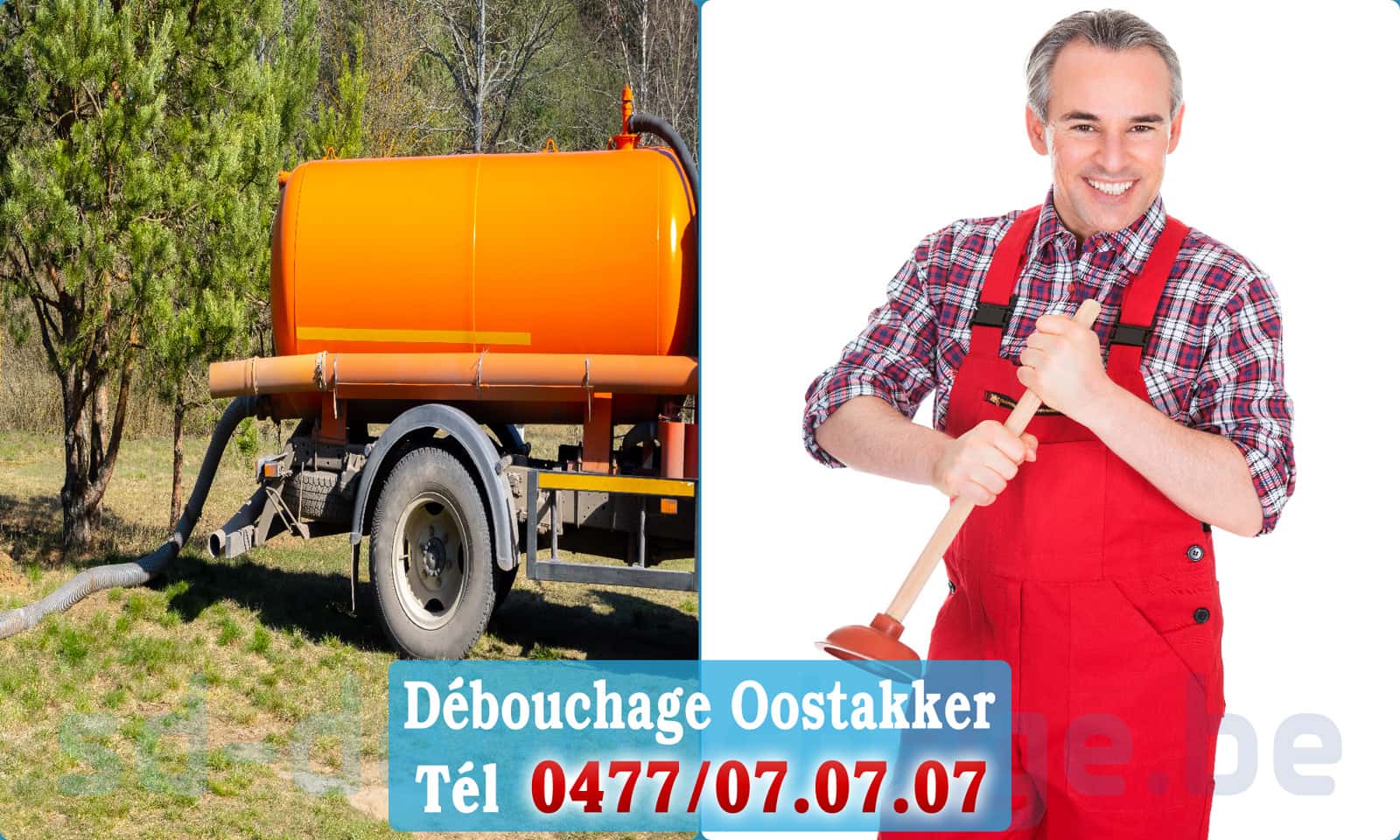 Curage canalisation Oostakker rapide et efficace - 0477 07 07 07