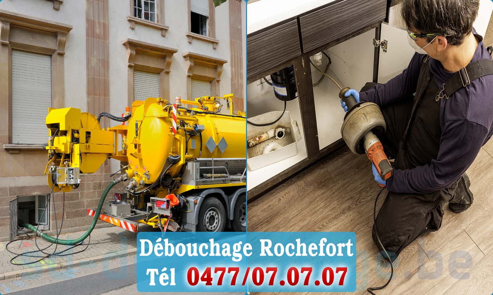Déboucheur canalisation Rochefort rapide et efficace - 0477 07 07 07