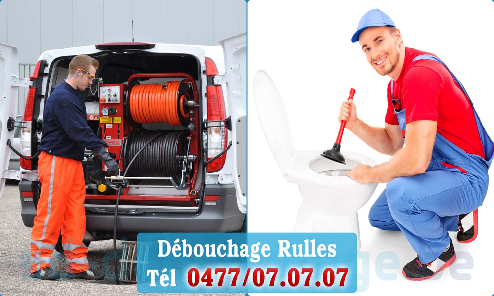 Service débouchage canalisation Rulles rapide et efficace - 0477 07 07 07