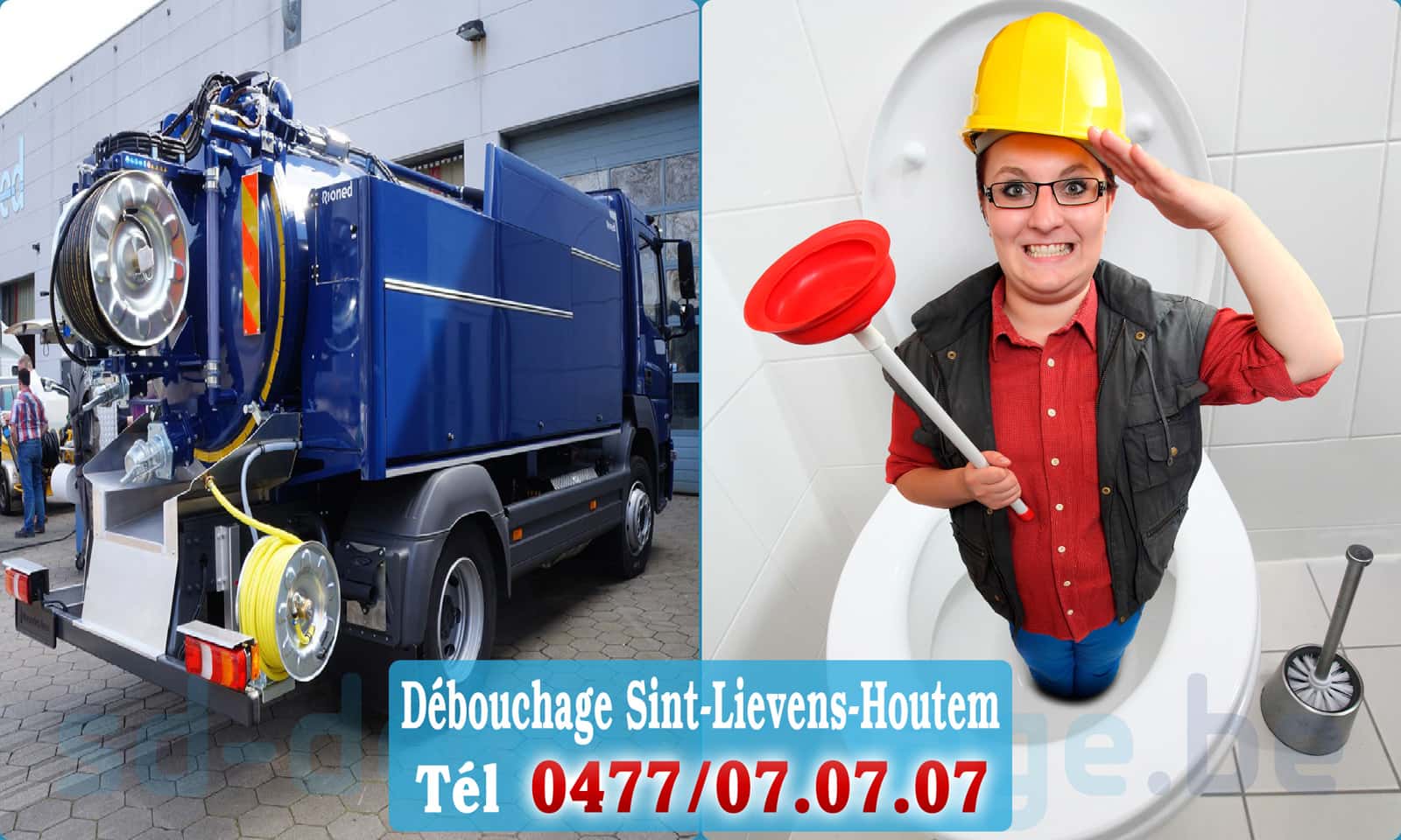 Débouchage canalisation Sint-Lievens-Houtem rapide et efficace - 0477 07 07 07