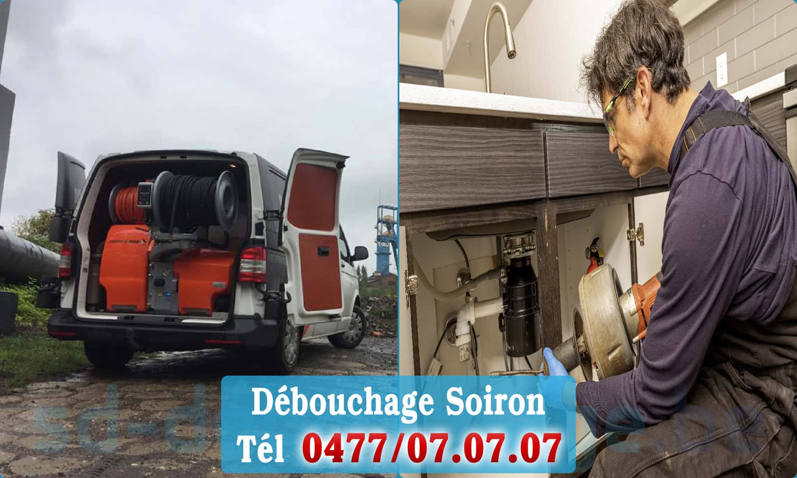 Service débouchage canalisation Soiron rapide et efficace - 0477 07 07 07