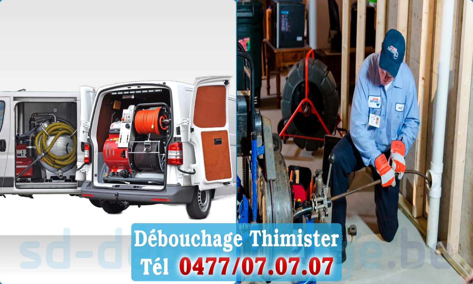 Débouchage canalisation Thimister rapide et efficace - 0477 07 07 07