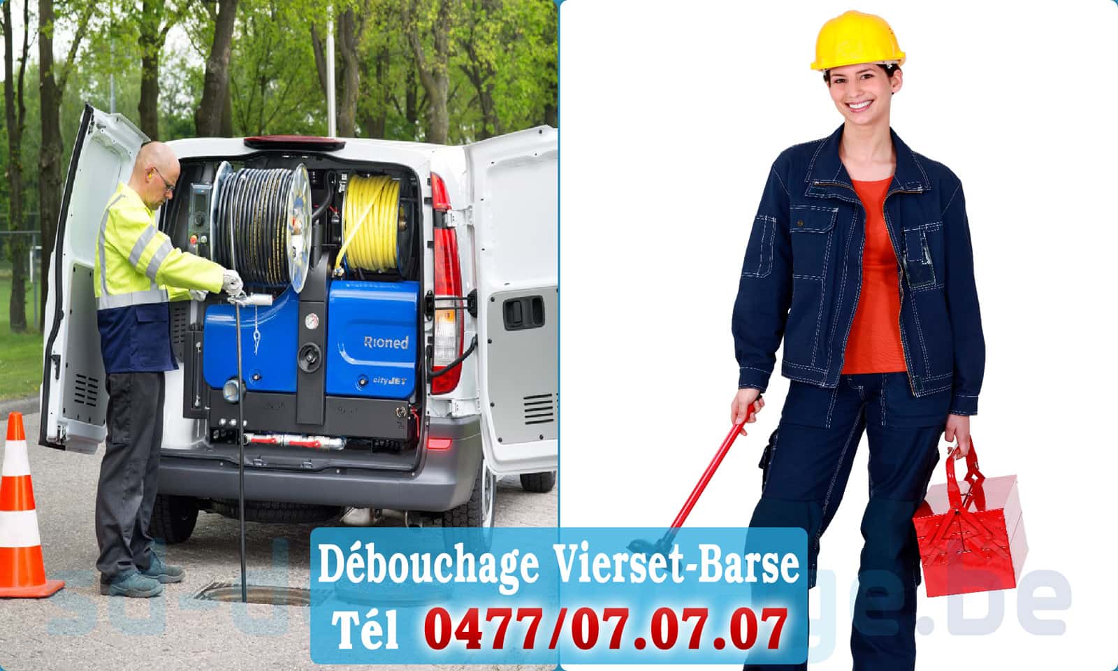 Service débouchage canalisation Vierset-Barse rapide et efficace - 0477 07 07 07