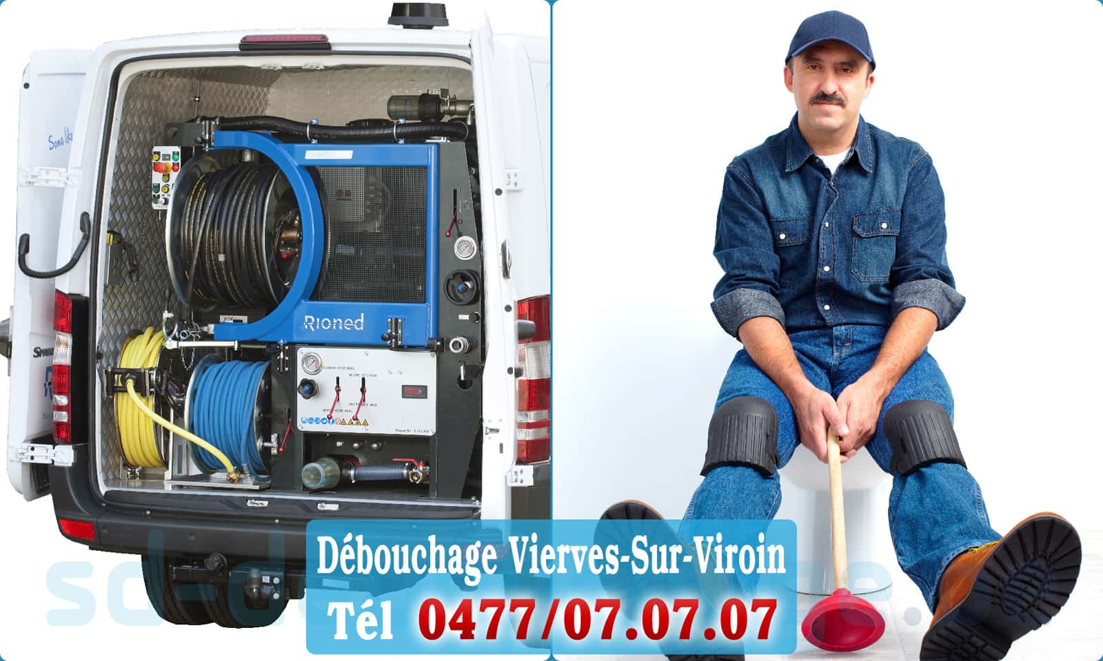 Débouchage canalisation Vierves-Sur-Viroin rapide et efficace - 0477 07 07 07