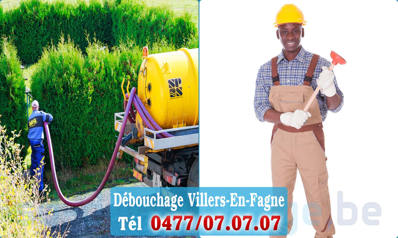 Déboucher canalisation maison Villers-En-Fagne rapide et efficace - 0477 07 07 07