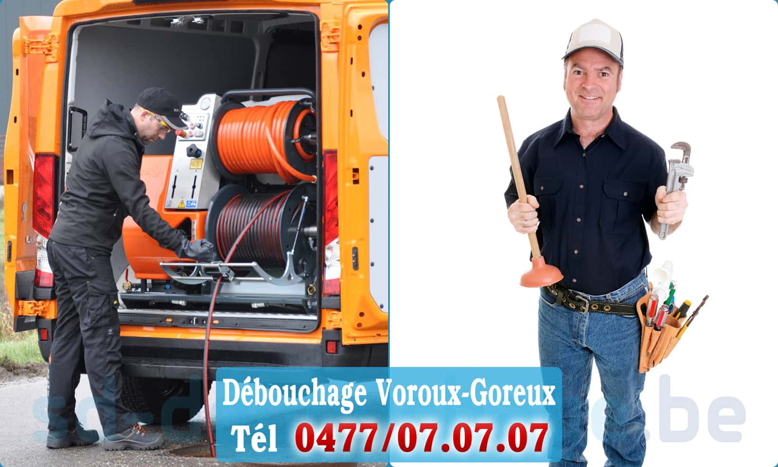 Débouchage canalisation Voroux-Goreux rapide et efficace - 0477 07 07 07