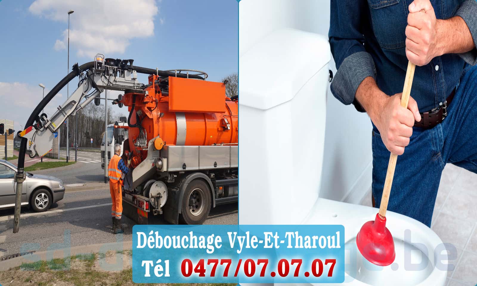 Débouchage de canalisation Vyle-Et-Tharoul rapide et efficace - 0477 07 07 07