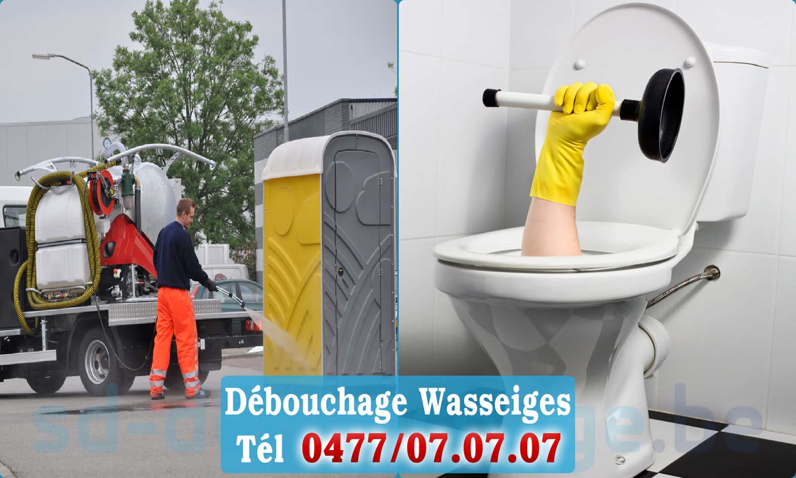Curage canalisation Wasseiges rapide et efficace - 0477 07 07 07