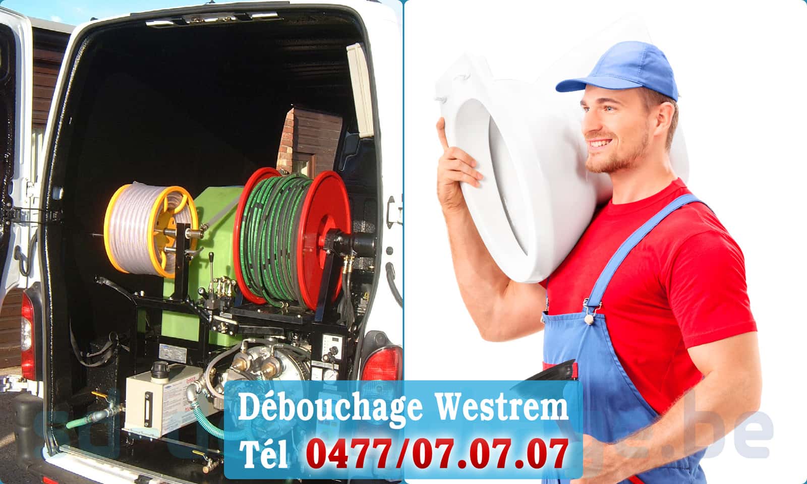 Déboucher canalisation maison Westrem rapide et efficace - 0477 07 07 07