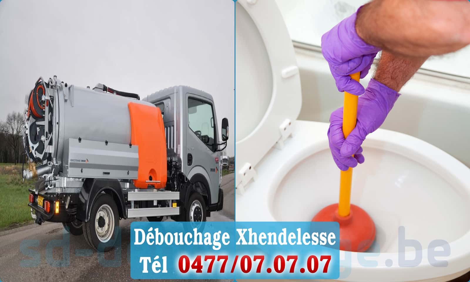 Déboucher canalisation maison Xhendelesse rapide et efficace - 0477 07 07 07